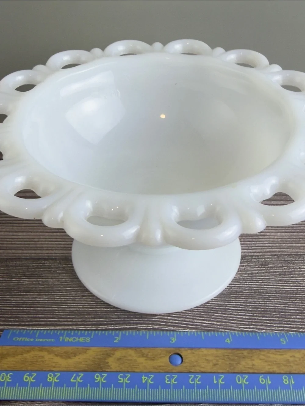 Vintage Milk Glass Lot + Silver Stand & 2 Silver Spoons – Elegant Serving Set